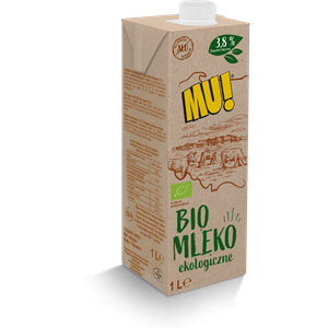 MLEKO MU! UHT (3,8 % TŁUSZCZU) BIO 1 L - WART-MILK