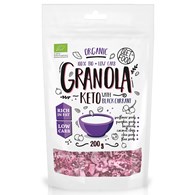 GRANOLA CZARNA PORZECZKA KETO BIO 200 g - DIET-FOOD