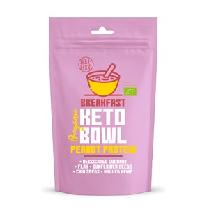 BOWL ŚNIADANIOWY BIAŁKO ORZECHOWE KETO BIO 200 g - DIET-FOOD