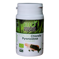 CHLORELLA PYRENOIDOSA BIO (250 mg) 1200 TABLETEK - BIO ORGANIC FOODS