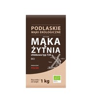 MĄKA ŻYTNIA CHLEBOWA TYP 720 BIO 1 kg - BIO LIFE (MĄKI PODLASKIE)