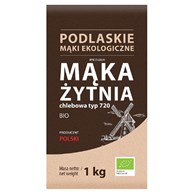 MĄKA ŻYTNIA CHLEBOWA TYP 720 BIO 1 kg - BIO LIFE (MĄKI PODLASKIE)