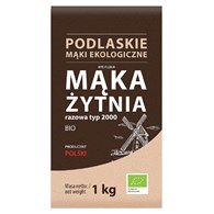 MĄKA ŻYTNIA RAZOWA TYP 2000 BIO 1 kg - BIO LIFE (MĄKI PODLASKIE)