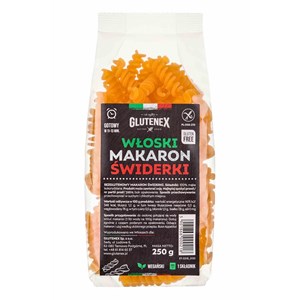 MAKARON (KUKURYDZIANY) ŚWIDERKI BEZGLUTENOWY 250 g - GLUTENEX