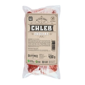 CHLEB OWSIANY KROJONY BEZGLUTENOWY 430 g - GLUTENEX