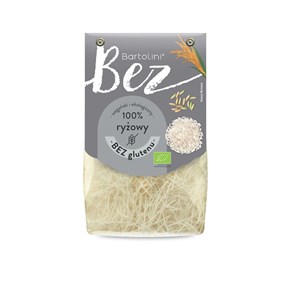 MAKARON (RYŻOWY) KRAJANKA BEZGLUTENOWY BIO 250 g - BARTOLINI