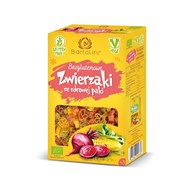 MAKARON (KUKURYDZIANY Z SUSZONYMI WARZYWAMI) DLA DZIECI ZWIERZAKI BEZGLUTENOWY BIO 250 g - BARTOLINI