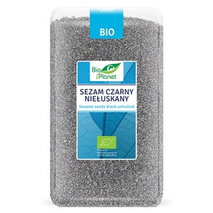 SEZAM CZARNY NIEŁUSKANY BIO 1 kg - BIO PLANET