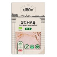 SCHAB NA MAŚLE PIECZONY PLASTRY BIO 100 g - FARMY ROZTOCZA (Z PÓŁKI)