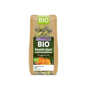 PESTKI DYNI CIEMNOZIELONE BIO 150 g - NATURAVENA