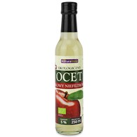 OCET JABŁKOWY 5 % NIEFILTROWANY  BIO 250 ml - NATURAVENA