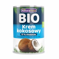 KREM KOKOSOWY 17 % BIO 400 ml - NATURAVENA