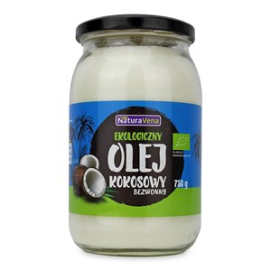 OLEJ KOKOSOWY BEZWONNY BIO 830 ml - NATURAVENA