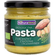 PASTA Z CIECIERZYCY I BATATÓW Z ROZMARYNEM BIO 185 g - NATURAVENA