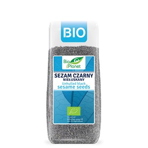 SEZAM CZARNY NIEŁUSKANY BIO 200 g - BIO PLANET