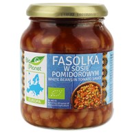 FASOLKA W SOSIE POMIDOROWYM BIO 360 g - BIO PLANET