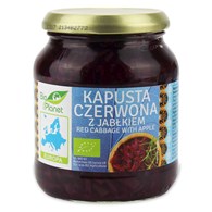 KAPUSTA CZERWONA Z JABŁKIEM BIO 340 g - BIO PLANET