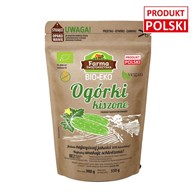 OGÓRKI KISZONE BEZGLUTENOWE BIO 980 g (550 g) (DOYPACK) - FARMA ŚWIĘTOKRZYSKA