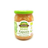 KAPUSTA KISZONA Z MARCHEWKĄ BEZGLUTENOWA BIO 480 g (420 g) - FARMA ŚWIĘTOKRZYSKA