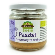 PASZTET WEGAŃSKI Z SOCZEWICY ZE ŚLIWKĄ BEZGLUTENOWY BIO 160 g - FARMA ŚWIĘTOKRZYSKA