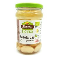 FASOLA JAŚ GOTOWANA BEZGLUTENOWA BIO 300 g (175 g) (SŁOIK) - FARMA ŚWIĘTOKRZYSKA