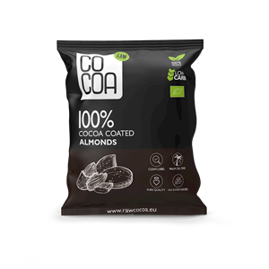 MIGDAŁY W KAKAO BEZ DODATKU CUKRÓW BIO 70 g - COCOA