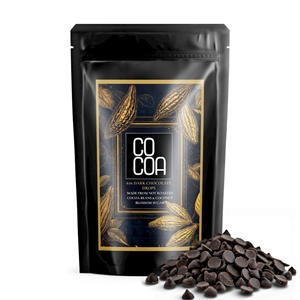 DROPSY Z CIEMNEJ CZEKOLADY 65 % BIO 200 g - COCOA