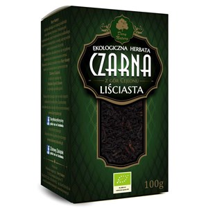 HERBATA CZARNA LIŚCIASTA BIO 100 g - DARY NATURY