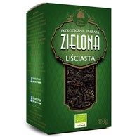 HERBATA ZIELONA LIŚCIASTA BIO 80 g - DARY NATURY