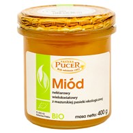 MIÓD NEKTAROWY WIELOKWIATOWY BIO 400 g - PASIEKA PUCER