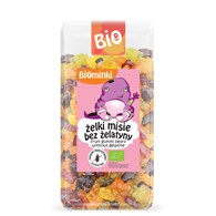 ŻELKI MISIE BEZ ŻELATYNY BEZGLUTENOWE BIO 400 g - BIOMINKI