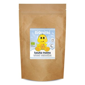 KASZKA MANNA BEZ DODATKU CUKRÓW BIO 500 g - BIOMINKI