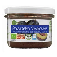 POWIDEŁKO ŚLIWKOWE BEZ DODATKU CUKRÓW BEZGLUTENOWE 180 g - BIO FOOD