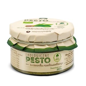 PESTO Z CZOSNKU NIEDŹWIEDZIEGO BIO 200 g - DARY NATURY