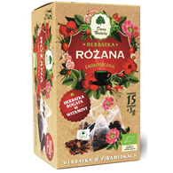 HERBATKA RÓŻANA PIRAMIDKI BIO (15 x 3 g) 45 g - DARY NATURY