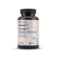 CYNK + MAGNEZ + WITAMINA B6 ACTIVE BEZGLUTENOWY 120 KAPSUŁEK - PHARMOVIT (CLASSIC)