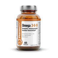 OMEGA 3-6-9 BEZGLUTENOWE 60 KAPSUŁEK - PHARMOVIT (CLEAN LABEL)