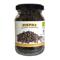 PIEPRZ CZARNY ZIARNISTY BEZGLUTENOWY BIO 100 g - PIĘĆ PRZEMIAN