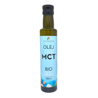 OLEJ KOKOSOWY MCT KETO BEZGLUTENOWY BIO 250 ml - PIĘĆ PRZEMIAN