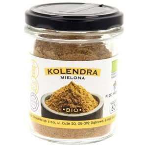 KOLENDRA MIELONA BEZGLUTENOWA BIO 60 g - PIĘĆ PRZEMIAN