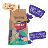 GRANOLA OWSIANA Z CZEKOLADĄ I TRUSKAWKĄ 260 g - INNA BAJKA