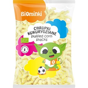 CHRUPKI KUKURYDZIANE BEZGLUTENOWE BIO 150 g - BIOMINKI