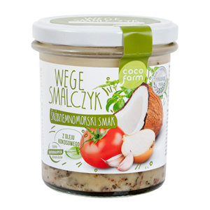 SMALCZYK WEGAŃSKI W STYLU ŚRÓDZIEMNOMORSKIM 260 g - COCO FARM