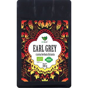 HERBATA CZARNA EARL GREY BIO 100 g - ECOBLIK