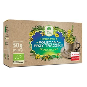 HERBATKA POLECANA PRZY TRĄDZIKU BIO (25 x 2 g) 50 g - DARY NATURY