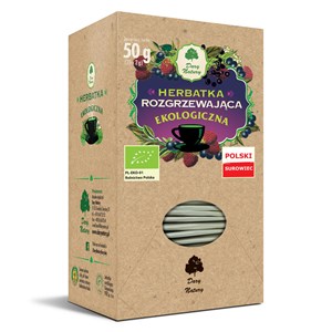 HERBATKA ROZGRZEWAJĄCA BIO (25 x 2 g) 50 g - DARY NATURY