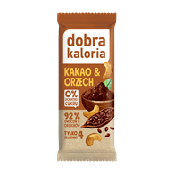 BATON DAKTYLOWY KAKAO & ORZECH BEZ DODATKU CUKRÓW 35 g - DOBRA KALORIA