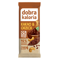 BATON DAKTYLOWY KAKAO & ORZECH BEZ DODATKU CUKRÓW 35 g - DOBRA KALORIA