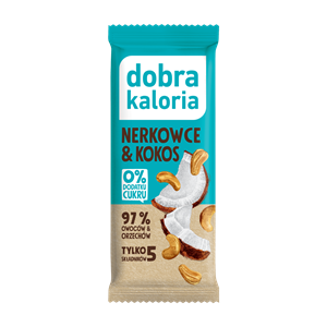 BATON DAKTYLOWY NERKOWCE & KOKOS BEZ DODATKU CUKRÓW 35 g - DOBRA KALORIA