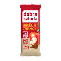 BATON DAKTYLOWY JABŁKO & CYNAMON BEZ DODATKU CUKRÓW 35 g -  DOBRA KALORIA